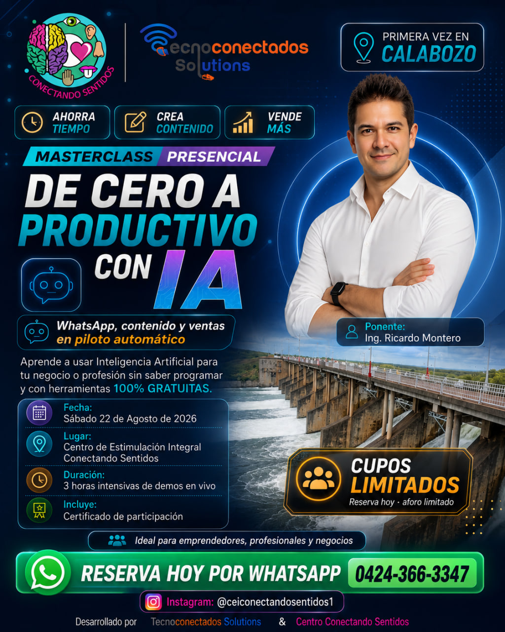 Ing. Ricardo Montero, ponente de la masterclass